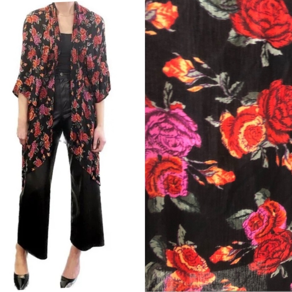 Patrons of Peace floral kimono S​